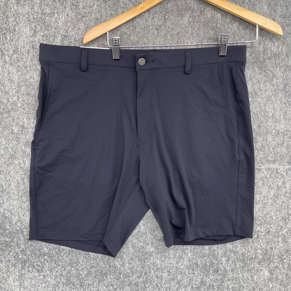 Infinity Linearflex Shorts Mens 38  Performance Golf Navy Blue 4-Way Stretch NWT
